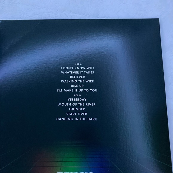 Imagine Dragons Evolve Translucent Green Vinyl Record LP - Picture 5 of 6